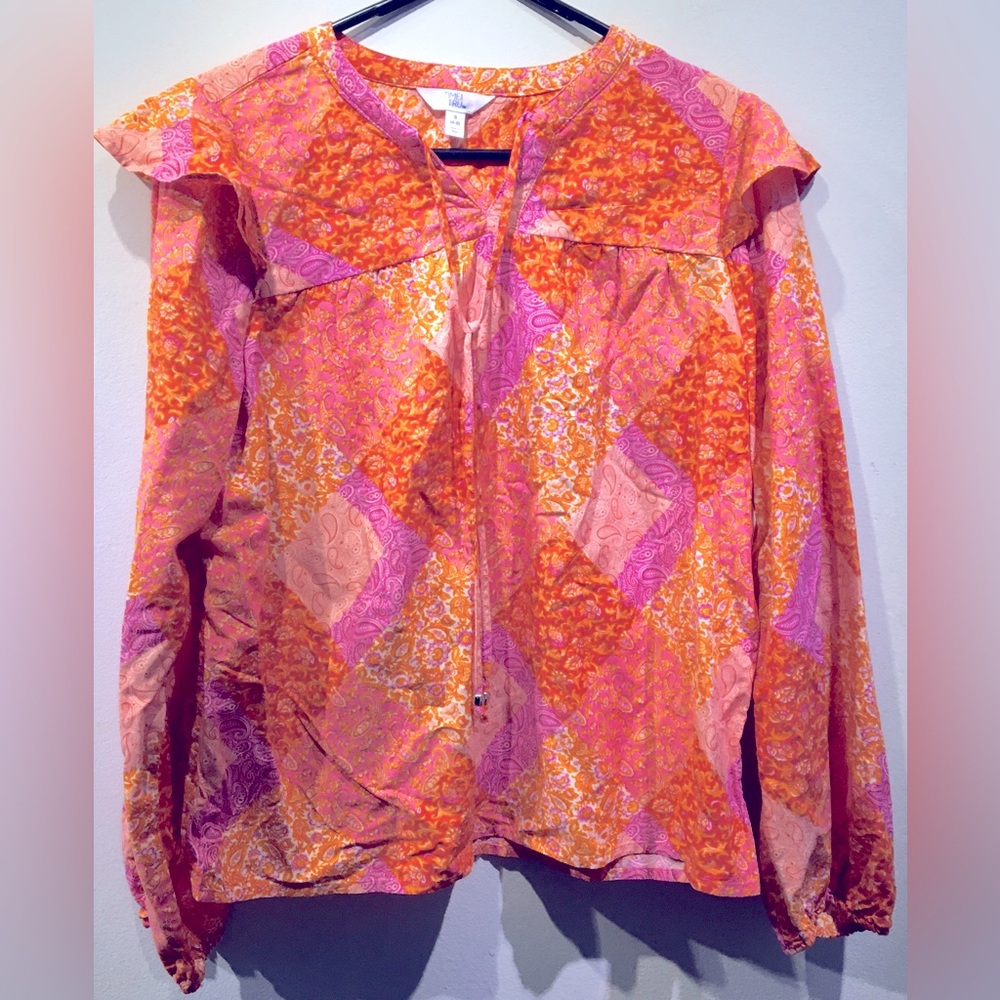 Time and Tru long sleeve blouse